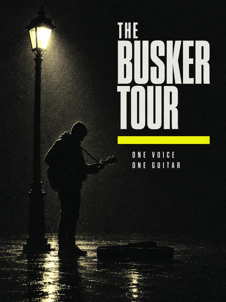The Busker Tour era tour poster